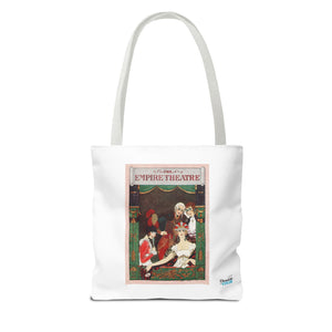 Stylish Tote Bag - Playbill Artwork for Empire Theatre, Broadway by George Barbier (1922)