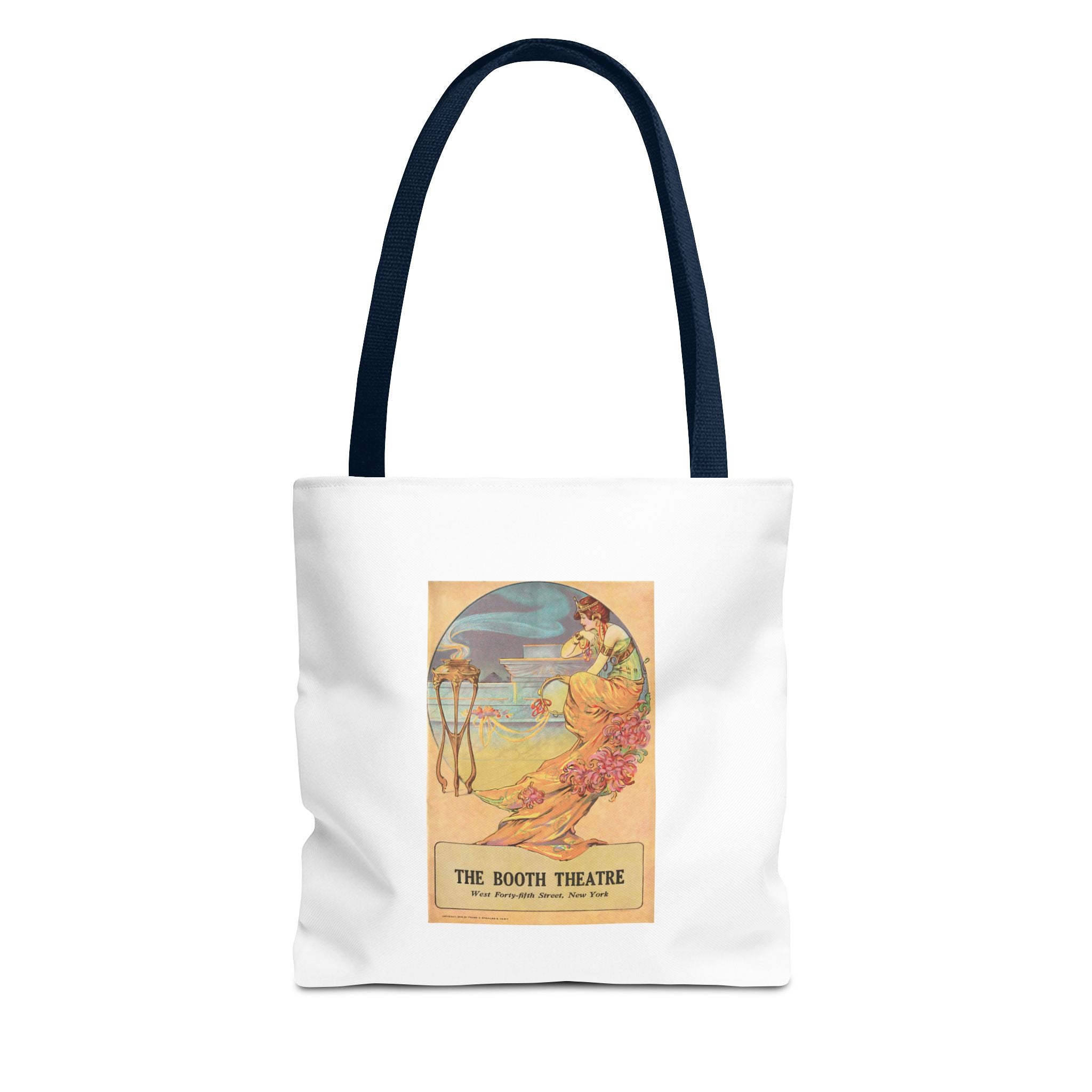 Stylish Tote Bag - Booth Theatre, New York, Vintage Playbill Artwork (1915)