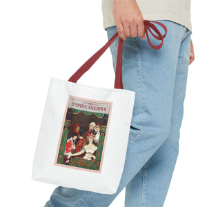 Stylish Tote Bag - Playbill Artwork for Empire Theatre, Broadway by George Barbier (1922)