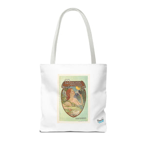 Stylish Tote Bag - Boston’s Majestic Theatre, Art Nouveau Playbill Artwork 1914