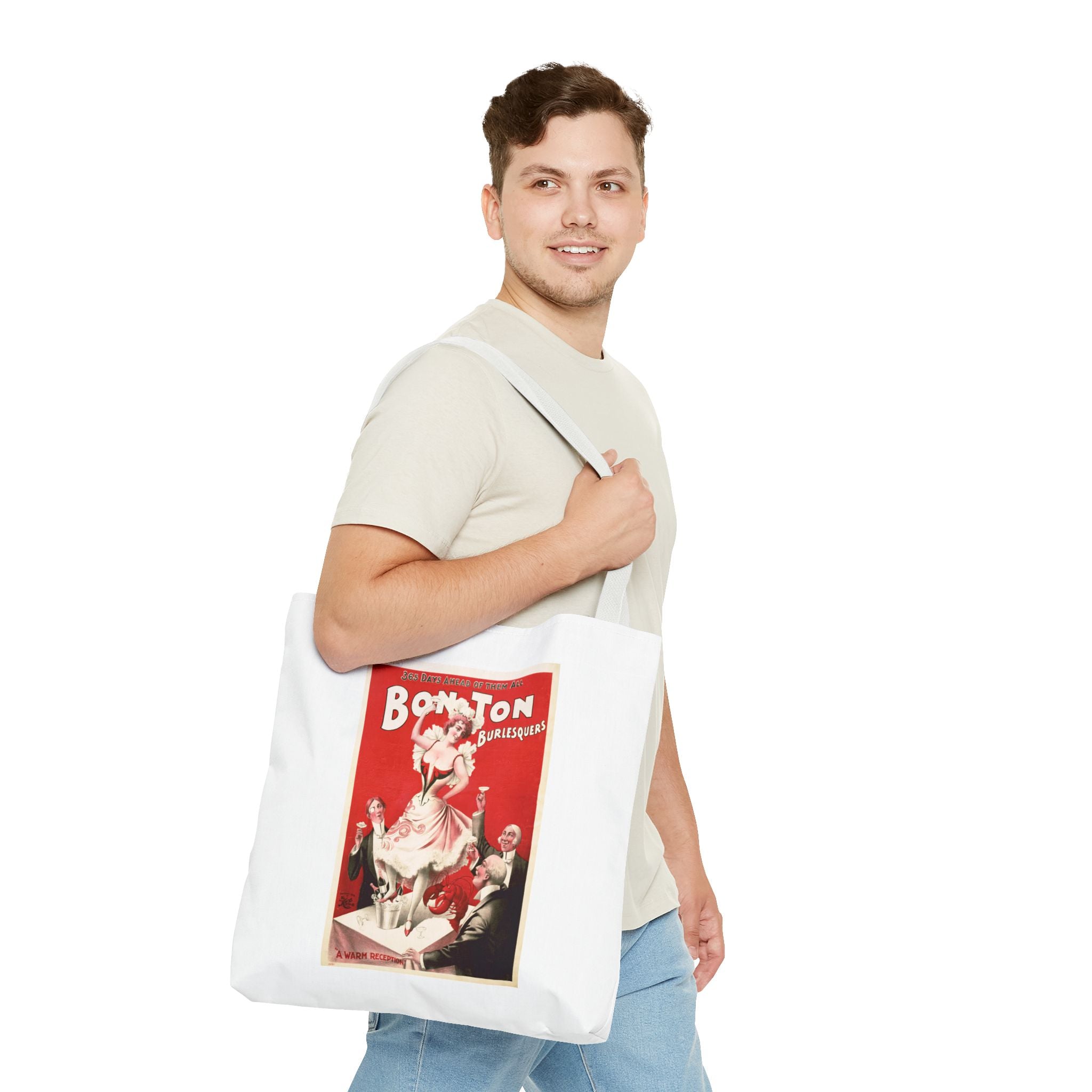 Stylish Tote Bag - Bon Ton Burlesquers Vintage Artwork (1898)