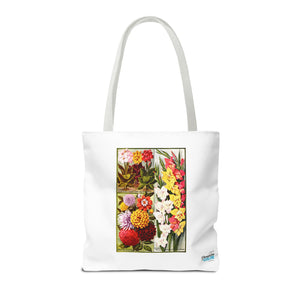 Stylish Tote Bag - Childs' Seeds, Flower Catalog Plate
