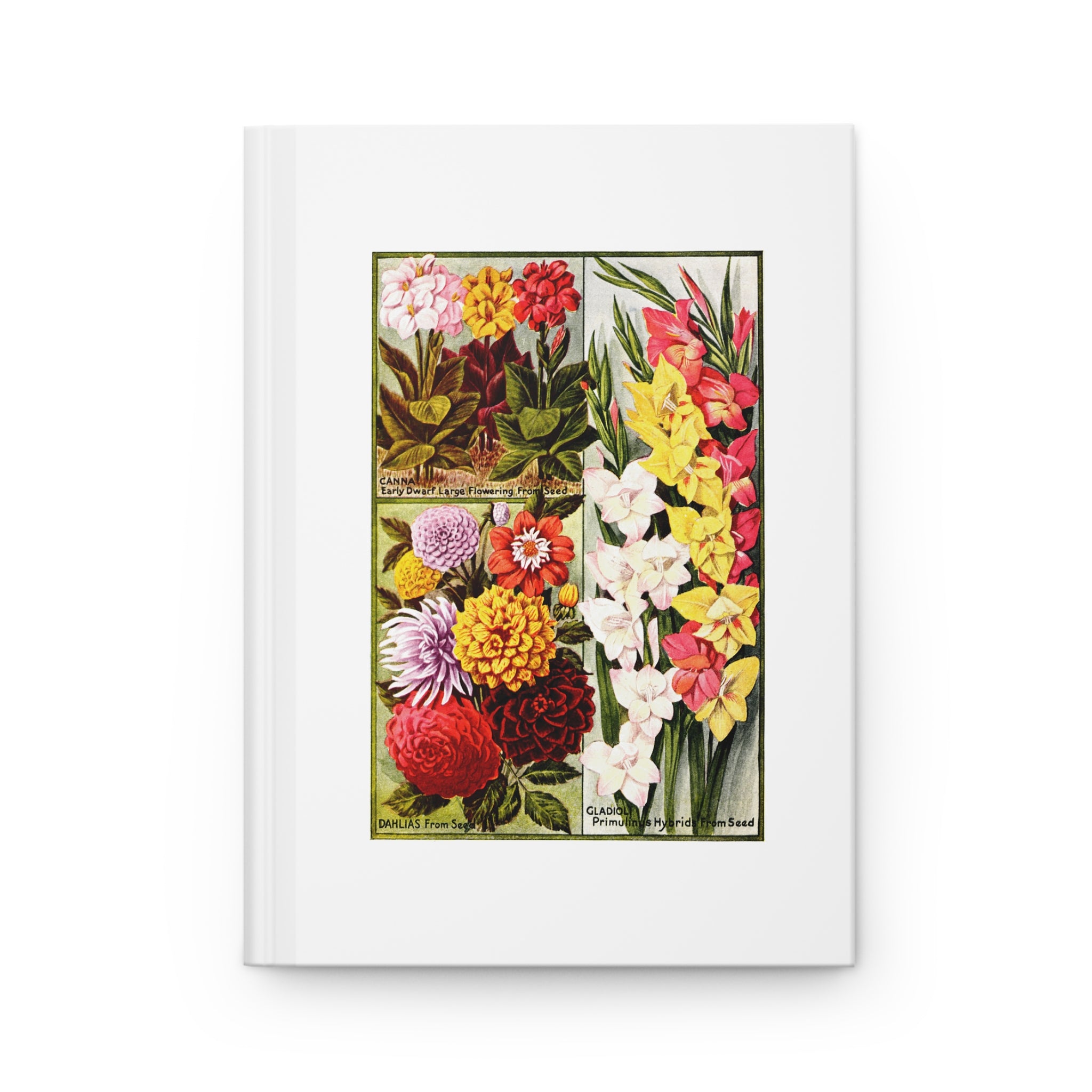Hardcover Journal Matte - Childs' Seeds, Flower Catalog Plate