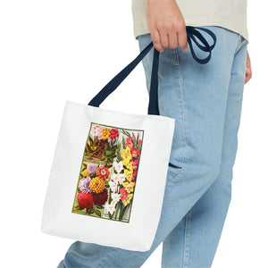 Stylish Tote Bag - Childs' Seeds, Flower Catalog Plate