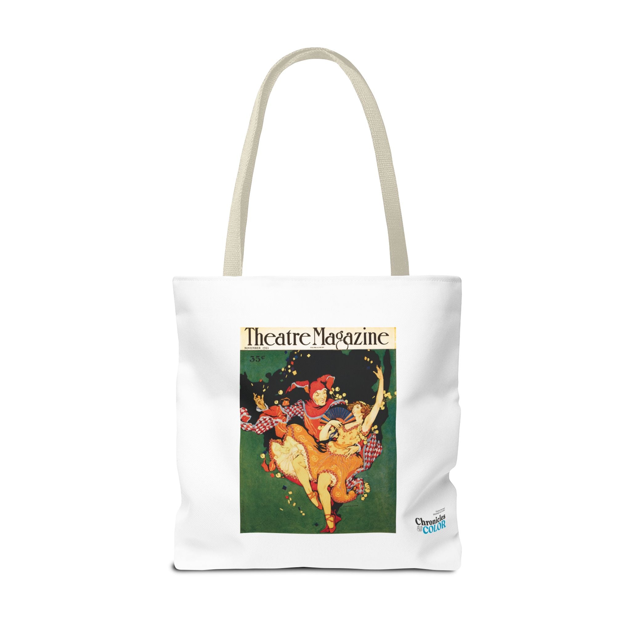 Stylish Tote Bag - Theatre Magazine Cover, Nov. 1921, Artwork by Clara Elsene Peck