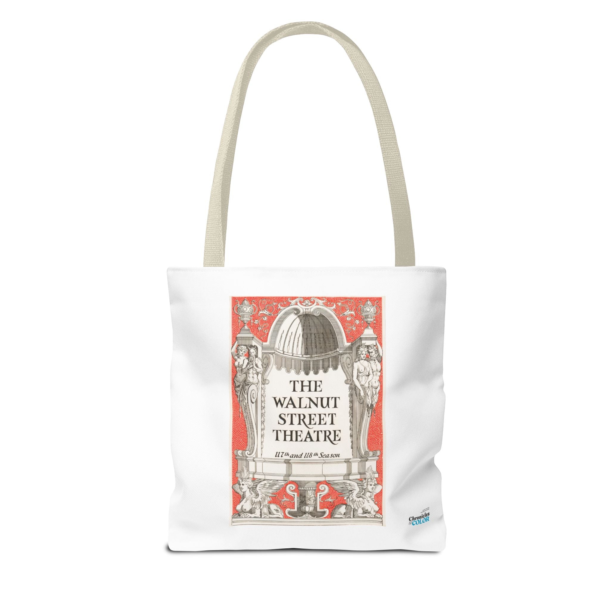 Stylish Tote Bag - Walnut Street Theatre Program, Vintage Artwork (1926)