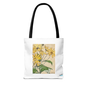 Stylish Tote Bag - Sunflowers Print