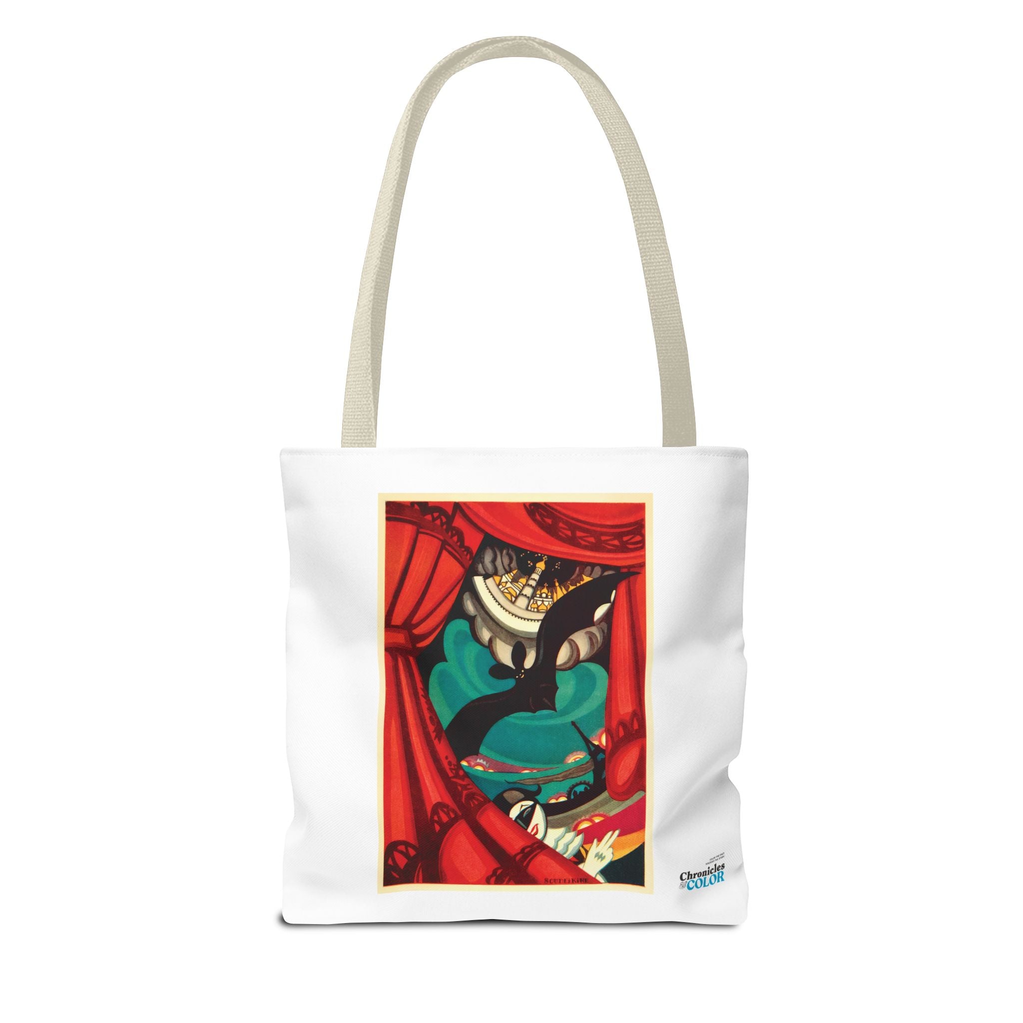 Stylish Tote Bag - Nikita Balieff’s Bat Theatre, Moscow Vintage Artwork (1922)
