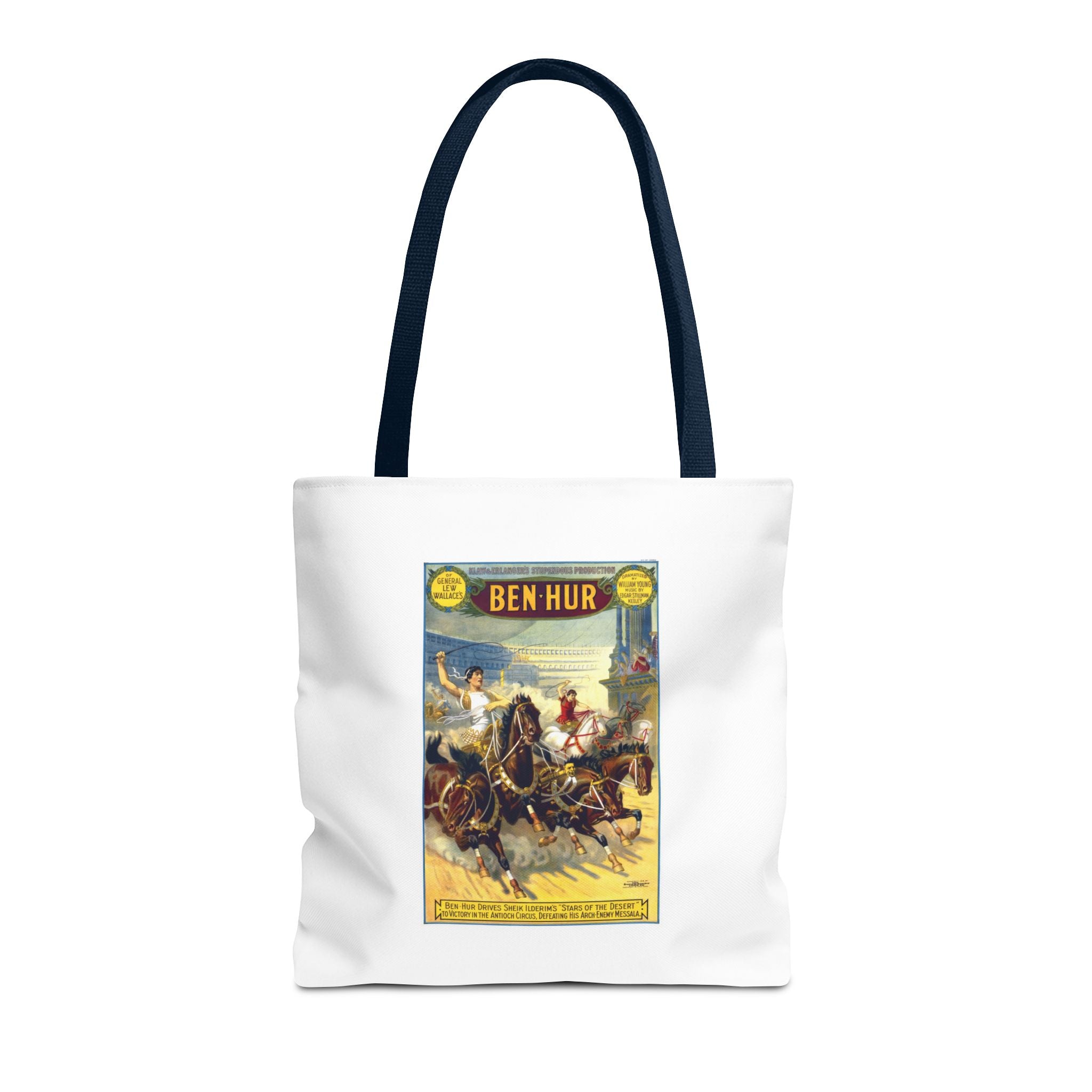 Stylish Tote Bag - Ben-Hur Broadway Premiere Vintage Artwork (1899)