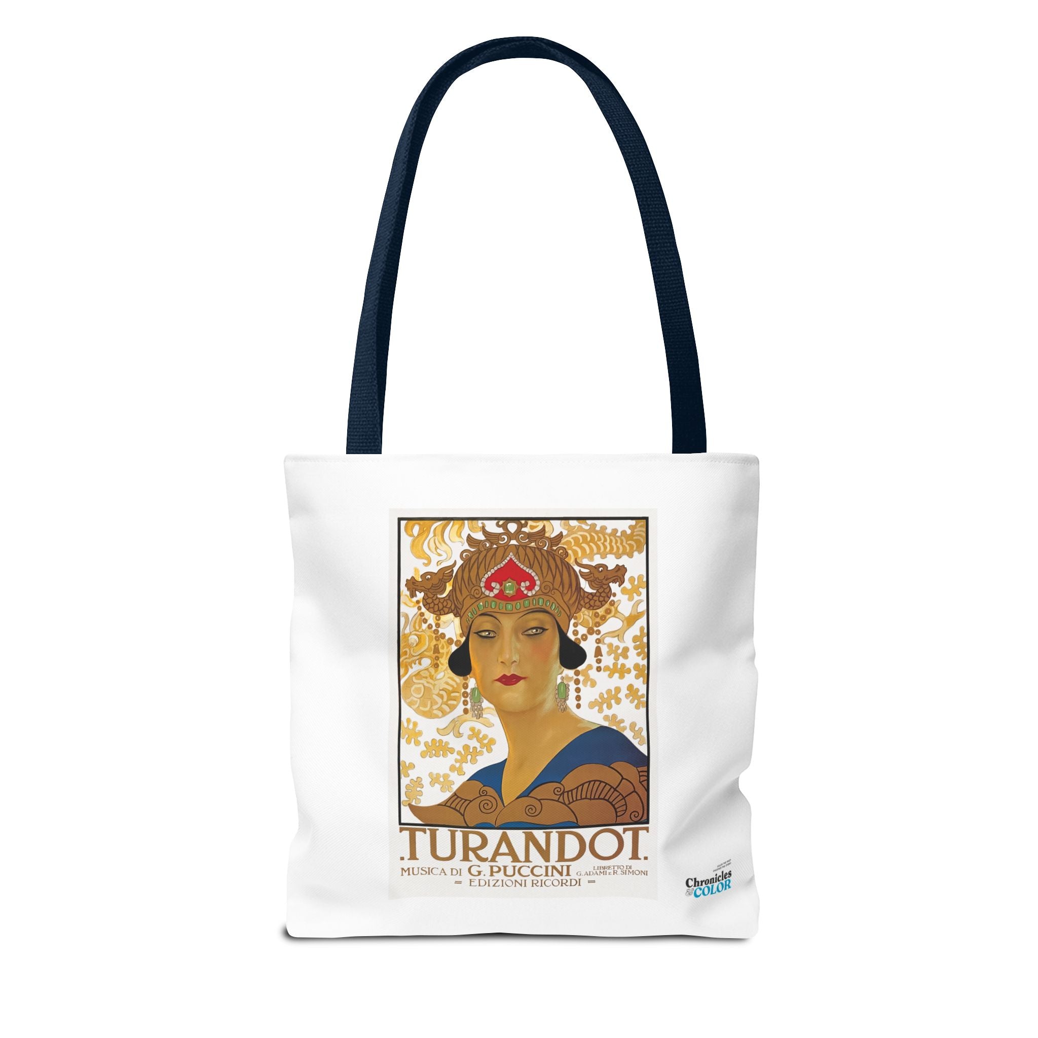 Stylish Tote Bag - Giacomo Puccini’s Opera Turandot Vintage Artwork (1926)