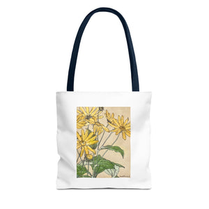 Stylish Tote Bag - Sunflowers Print