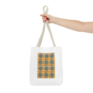 Stylish Tote Bag - Malibu Potteries Tile, Adamson House