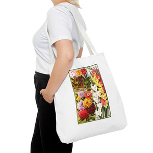 Stylish Tote Bag - Childs' Seeds, Flower Catalog Plate