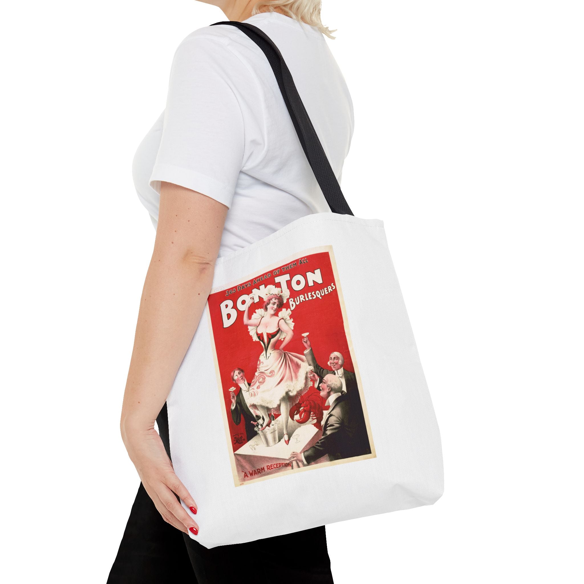 Stylish Tote Bag - Bon Ton Burlesquers Vintage Artwork (1898)