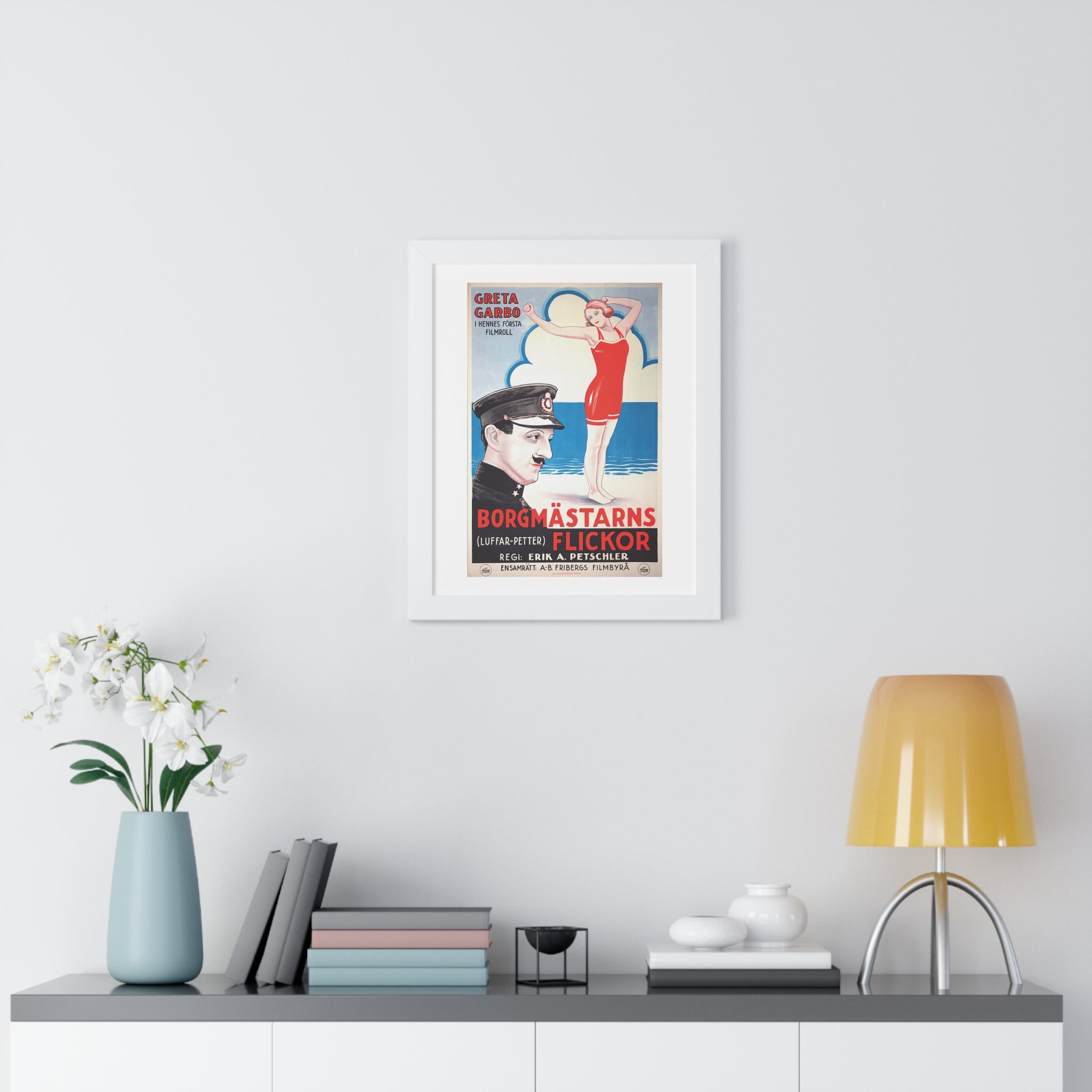 Framed Vertical Poster - Luffar-Petter (Peter the Tramp) Swedish Vintage Artwork