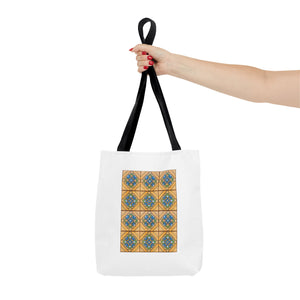 Stylish Tote Bag - Malibu Potteries Tile, Adamson House