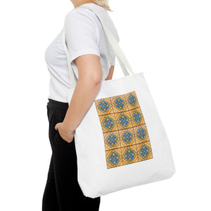 Stylish Tote Bag - Malibu Potteries Tile, Adamson House