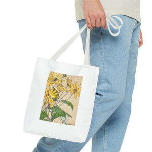 Stylish Tote Bag - Sunflowers Print