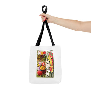 Stylish Tote Bag - Childs' Seeds, Flower Catalog Plate
