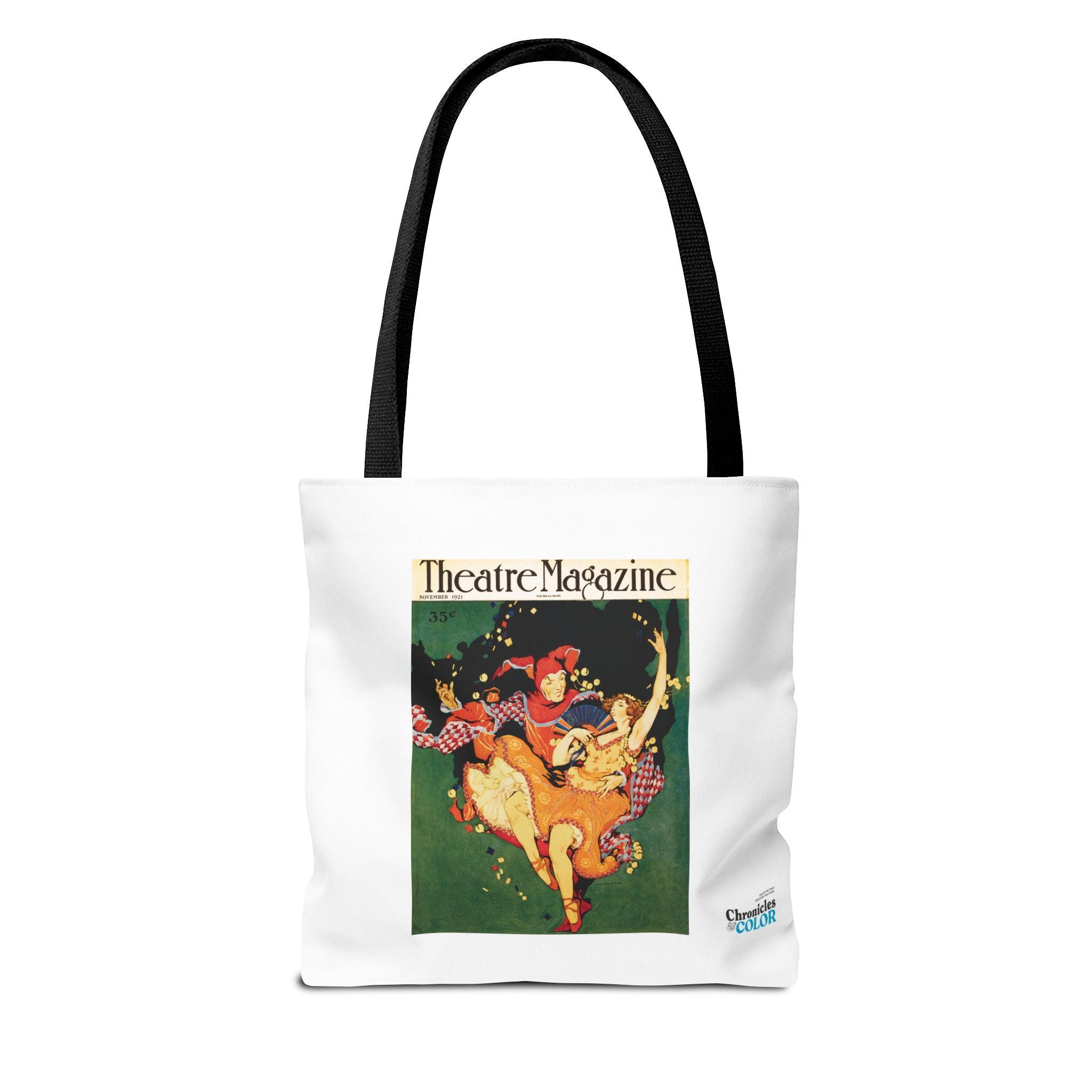 Stylish Tote Bag - Theatre Magazine Cover, Nov. 1921, Artwork by Clara Elsene Peck