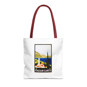 Stylish Tote Bag - Italian Lakes Print