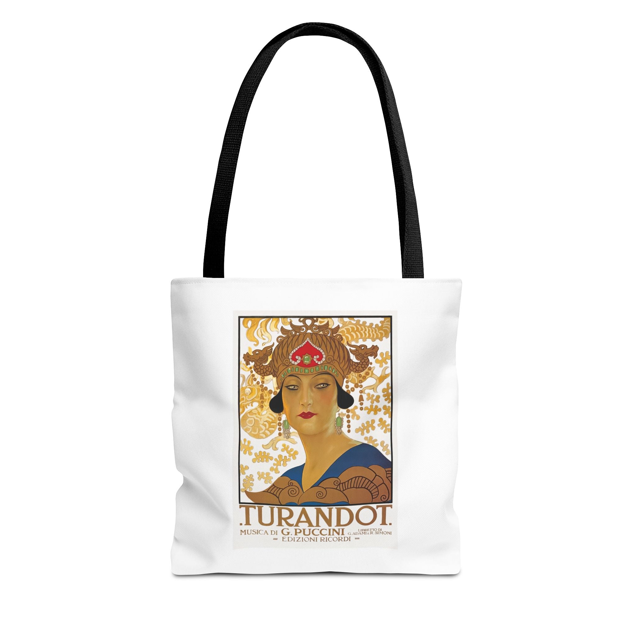 Stylish Tote Bag - Giacomo Puccini’s Opera Turandot Vintage Artwork (1926)