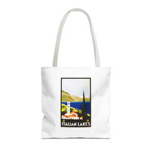Stylish Tote Bag - Italian Lakes Print