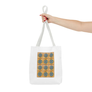 Stylish Tote Bag - Malibu Potteries Tile, Adamson House