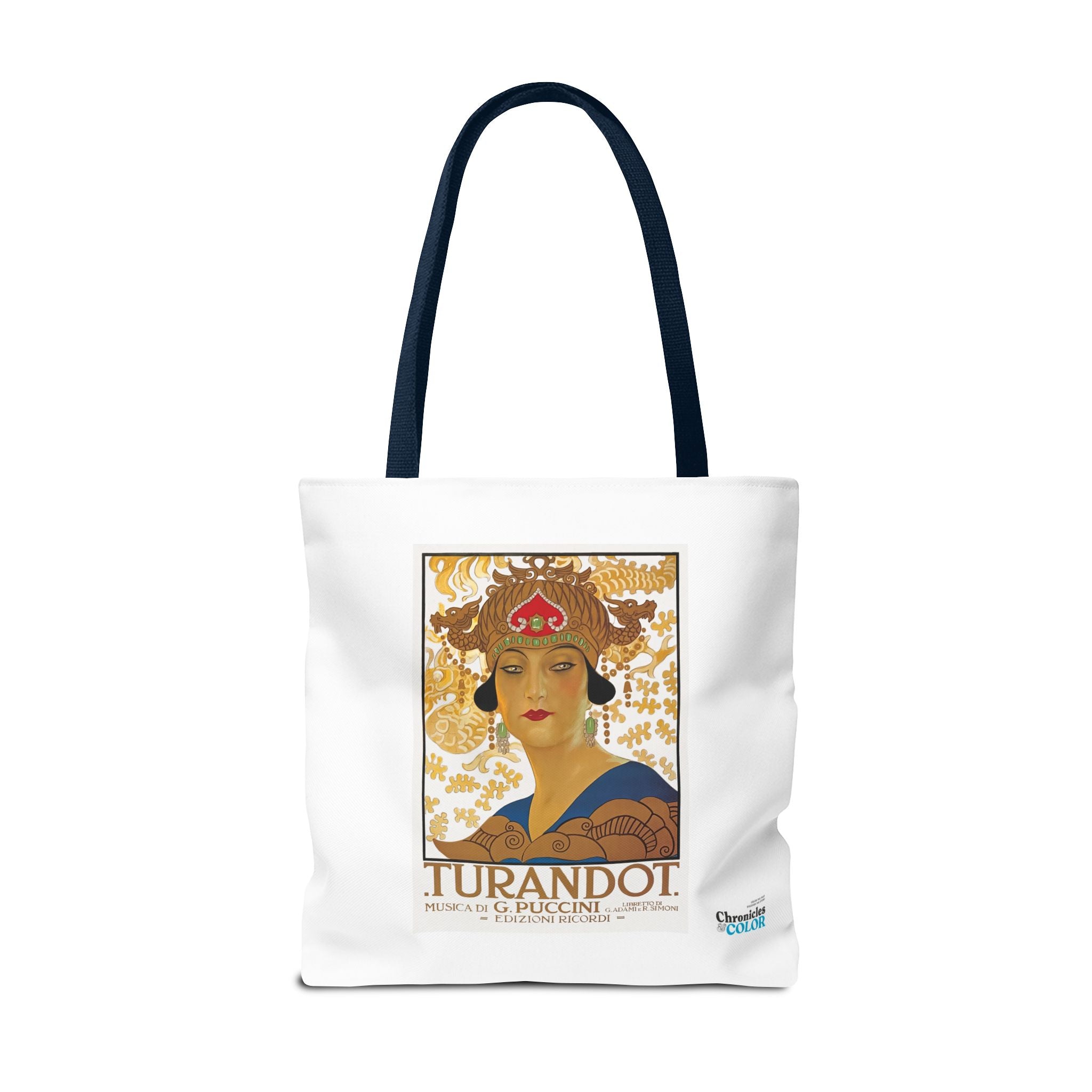 Stylish Tote Bag - Giacomo Puccini’s Opera Turandot Vintage Artwork (1926)