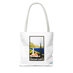 Stylish Tote Bag - Italian Lakes Print