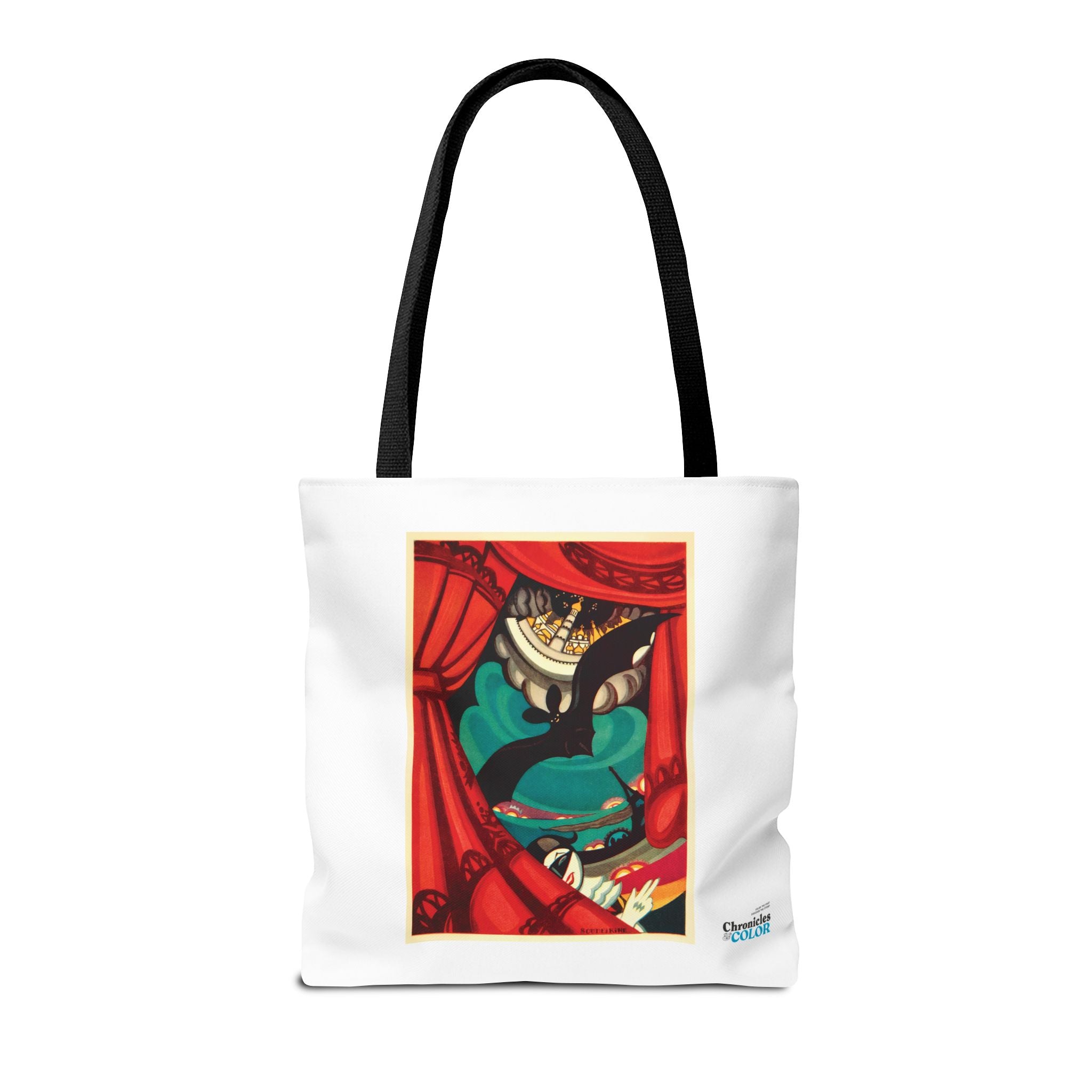 Stylish Tote Bag - Nikita Balieff’s Bat Theatre, Moscow Vintage Artwork (1922)