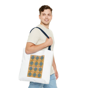 Stylish Tote Bag - Malibu Potteries Tile, Adamson House