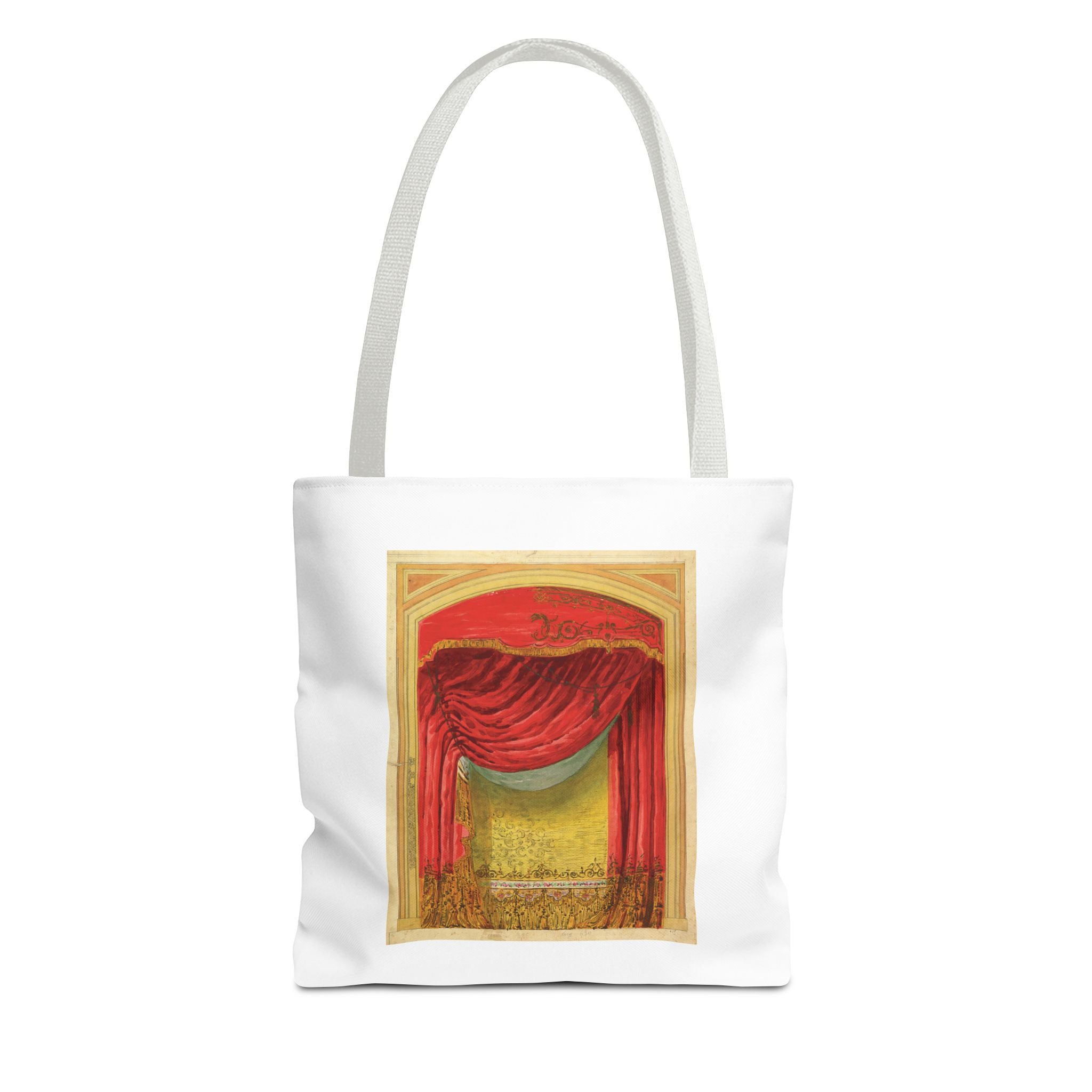 Stylish Tote Bag - Casino de St. Etienne Stage Design Artwork by Eugène Cicéri