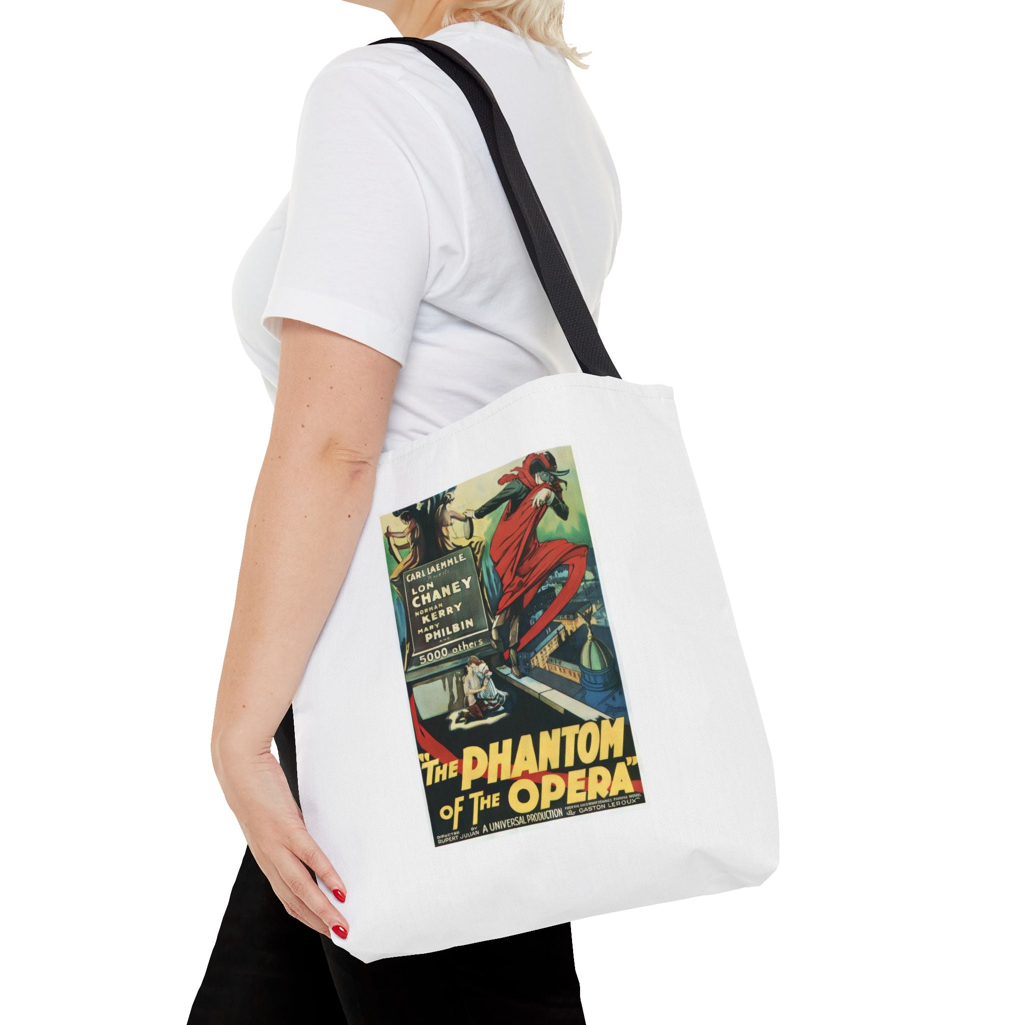 Stylish Tote Bag  - The Phantom of the Opera Vintage Artwork (1925)