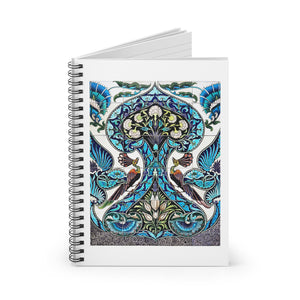 Spiral Notebook (Ruled Line) - Lustered Earthenware Tile Panel