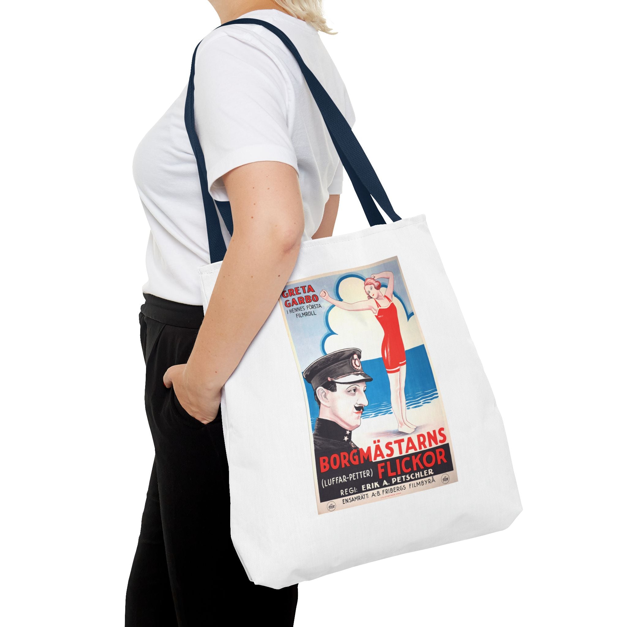 Stylish Tote Bag - Luffar-Petter (Peter the Tramp) Swedish Vintage Artwork