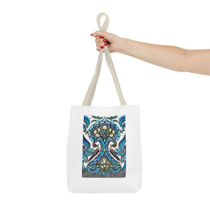 Stylish Tote Bag - Lustered Earthenware Tile Panel