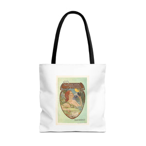 Stylish Tote Bag - Boston’s Majestic Theatre, Art Nouveau Playbill Artwork 1914