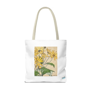 Stylish Tote Bag - Sunflowers Print
