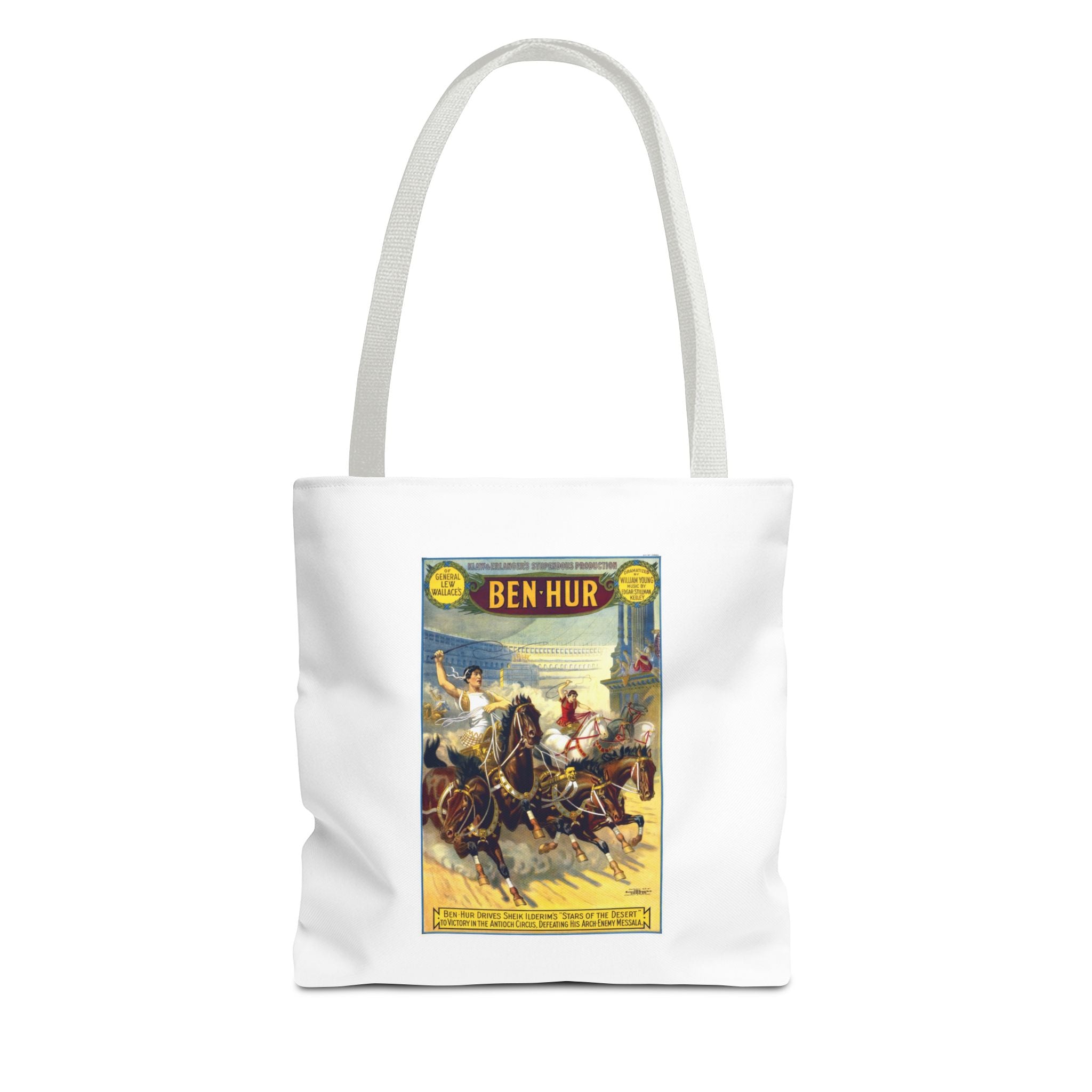 Stylish Tote Bag - Ben-Hur Broadway Premiere Vintage Artwork (1899)