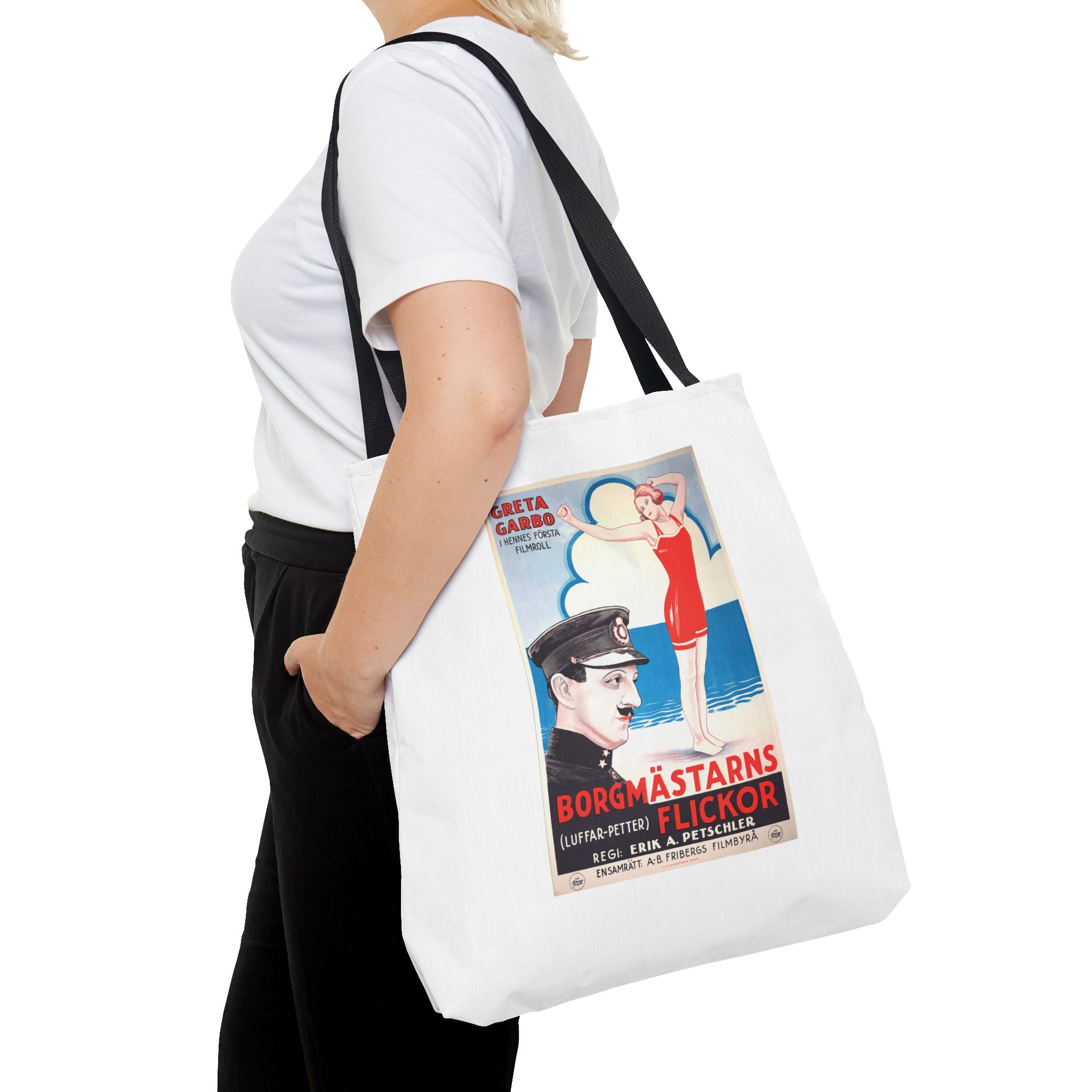 Stylish Tote Bag - Luffar-Petter (Peter the Tramp) Swedish Vintage Artwork