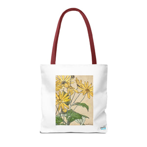 Stylish Tote Bag - Sunflowers Print