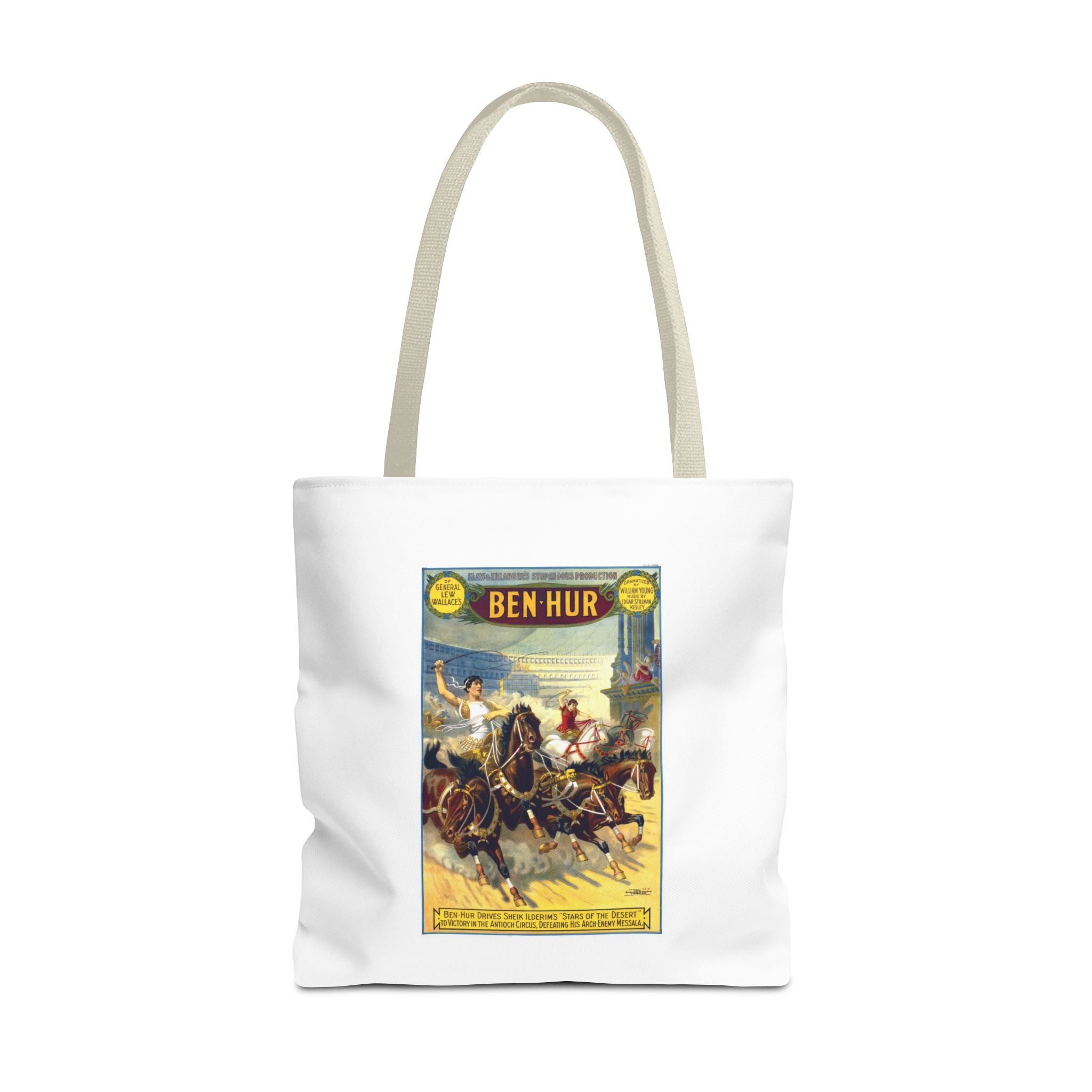 Stylish Tote Bag - Ben-Hur Broadway Premiere Vintage Artwork (1899)