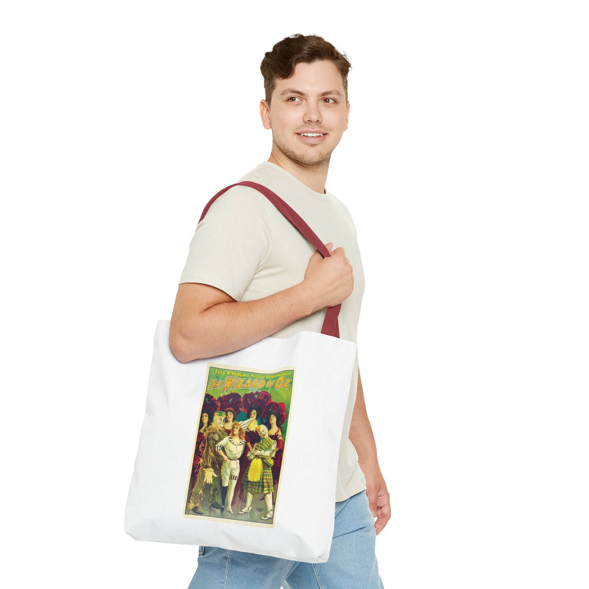 Stylish Tote Bag - The Wizard of Oz Musical Extravaganza Vintage Artwork (1903)