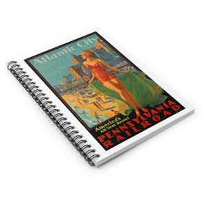Spiral Notebook (Ruled Line) - Atlantic City - America's All-Year Resort