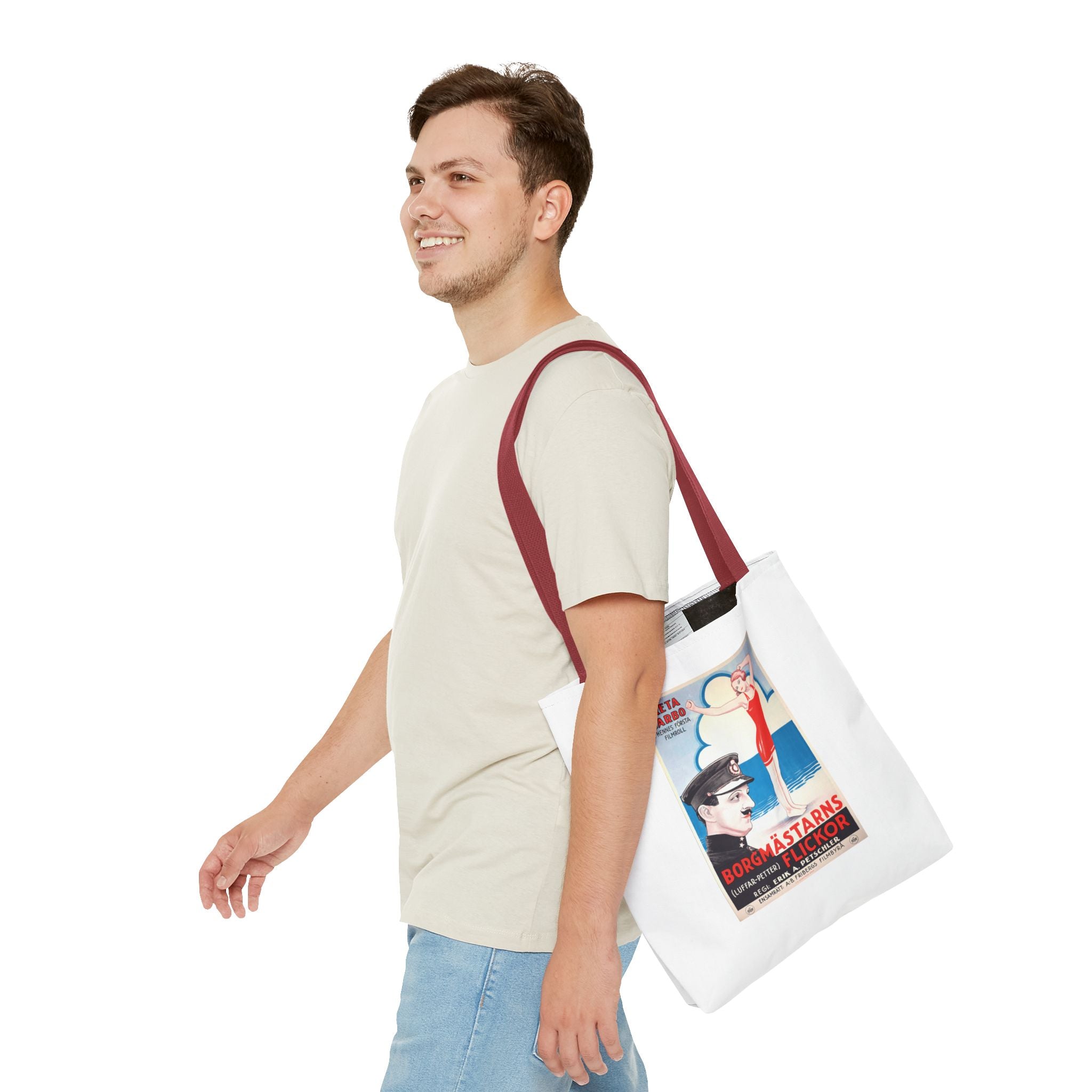 Stylish Tote Bag - Luffar-Petter (Peter the Tramp) Swedish Vintage Artwork