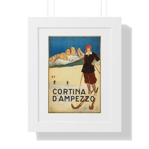 Framed Vertical Poster - Cortina d'Ampezzo