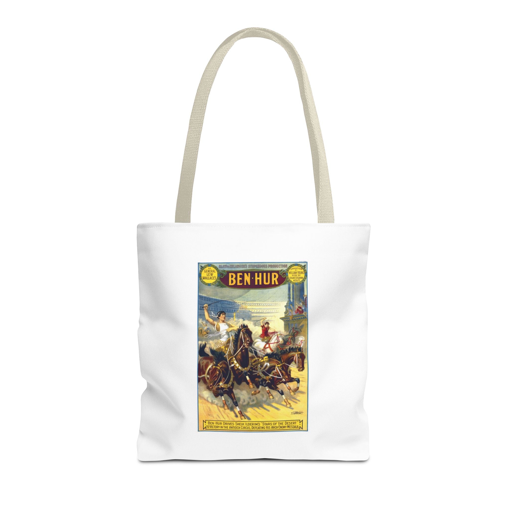 Stylish Tote Bag - Ben-Hur Broadway Premiere Vintage Artwork (1899)