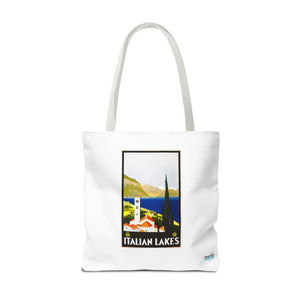 Stylish Tote Bag - Italian Lakes Print