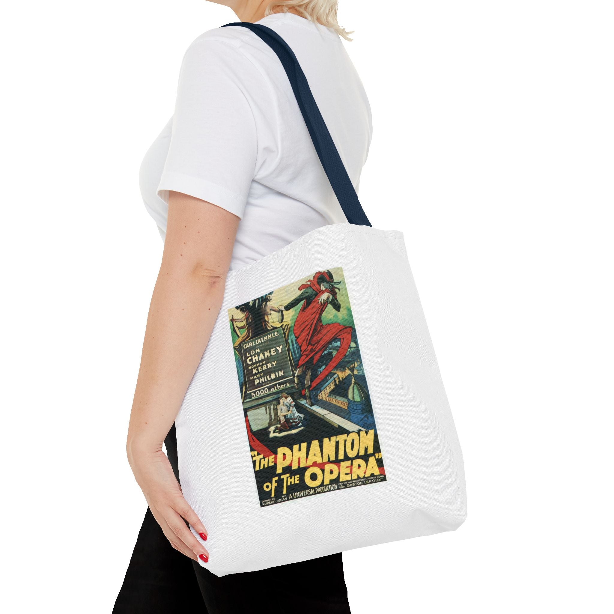Stylish Tote Bag  - The Phantom of the Opera Vintage Artwork (1925)